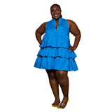 XL-5XL 2022 Summer Plus Size Sleeveless Button Loose Mini Cupcake Dress – Women's Fashion Clothing Wholesale & Dropshipping