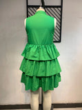 XL-5XL 2022 Summer Plus Size Sleeveless Button Loose Mini Cupcake Dress – Women's Fashion Clothing Wholesale & Dropshipping