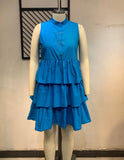 XL-5XL 2022 Summer Plus Size Sleeveless Button Loose Mini Cupcake Dress – Women's Fashion Clothing Wholesale & Dropshipping