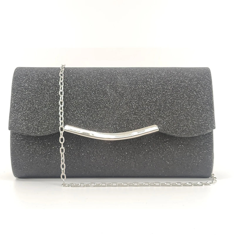 Solid Color Lady Evening Bag Wedding Party Prom Clutch Bag Women Envelope Flap Bag Banquet Handbag Purse sac de luxe femme