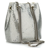 Top 2025 Women's Party Clutch Bags Elegant Silver & Gold Chain Handbags