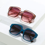 Fashion Square Sunglasses Classic Irregular Round Eyewear Glasses Gradient Lens Shades Outdoor Sunglasses UV400 Gafas De Sol