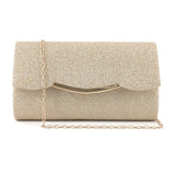 Solid Color Lady Evening Bag Wedding Party Prom Clutch Bag Women Envelope Flap Bag Banquet Handbag Purse sac de luxe femme