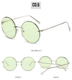 Rimless Round Gradient Lens Sunglasses Women 2024 Luxury Brand Fashion Oversized Frameless Curved Sun Glasses Eyewear Shades
