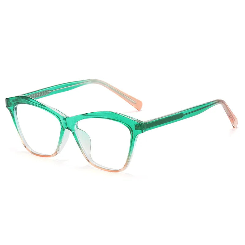 Light Blue Blocking Optical Glasses Vintage Cat Eye TR90 Small Frame Computer Eyewear Anti Blue Light Spectacle Reading Glasses
