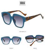 Fashion Square Sunglasses Classic Irregular Round Eyewear Glasses Gradient Lens Shades Outdoor Sunglasses UV400 Gafas De Sol