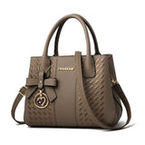 Style Leisure Handbag Soft Leather Lady Shoulder Bags Large Capacity Totes for Women Crossbody Bag Portable Female Bucket Bag