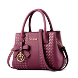 Style Leisure Handbag Soft Leather Lady Shoulder Bags Large Capacity Totes for Women Crossbody Bag Portable Female Bucket Bag
