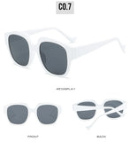 Fashion Square Sunglasses Classic Irregular Round Eyewear Glasses Gradient Lens Shades Outdoor Sunglasses UV400 Gafas De Sol