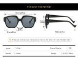 Fashion Square Sunglasses Classic Irregular Round Eyewear Glasses Gradient Lens Shades Outdoor Sunglasses UV400 Gafas De Sol