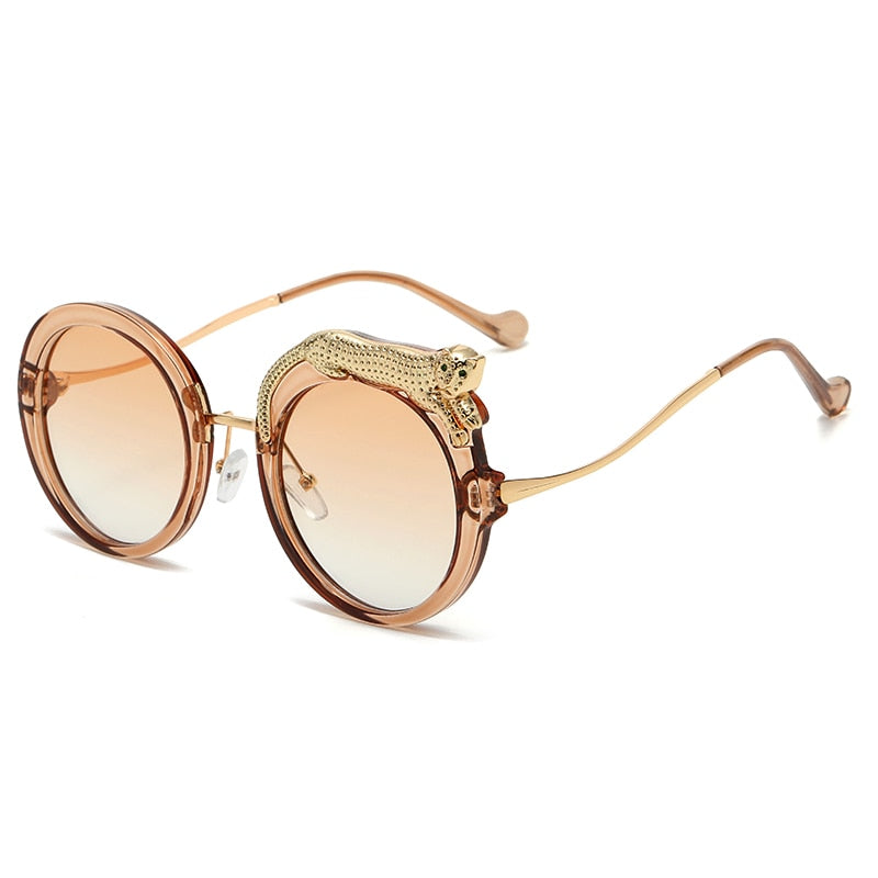 Luxury Round Crystal Sunglasses